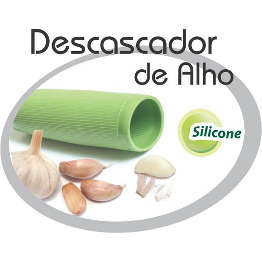 Kit 2 Descascadores De Alho Sem Deixar Cheiro Nas Mãos Cozinha Tubo De Silicone Tira Casca